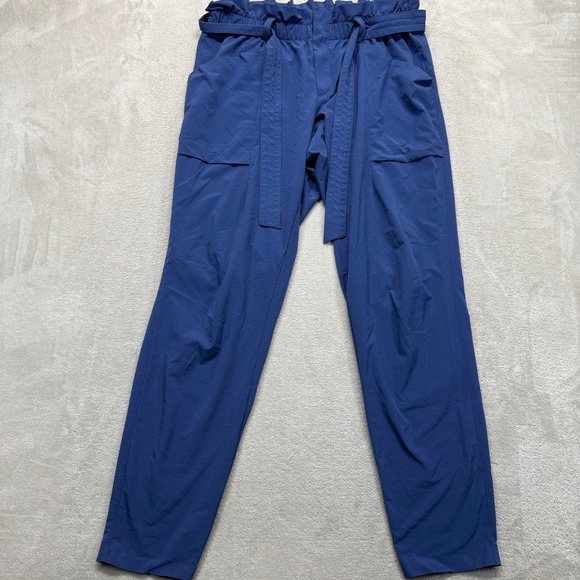 Athleta Pants - Athleta Pants Women's 12 Tall Skyline Featherweight Blue Paperbag Waist Cargo‎
